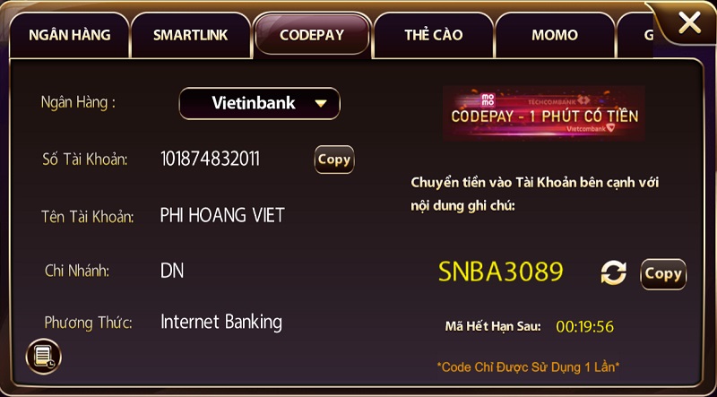 Hướng dẫn nạp và rút tiền Sunwin trong một nốt nhạc cho tân thủ