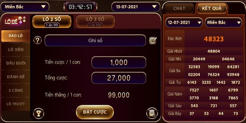 Cổng game minh bạch công bằng với kết quả lô đề Sun win